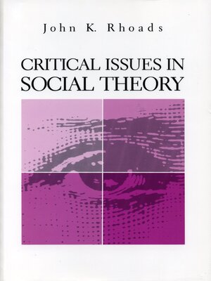 cover image of Critical Issues in Social Theory